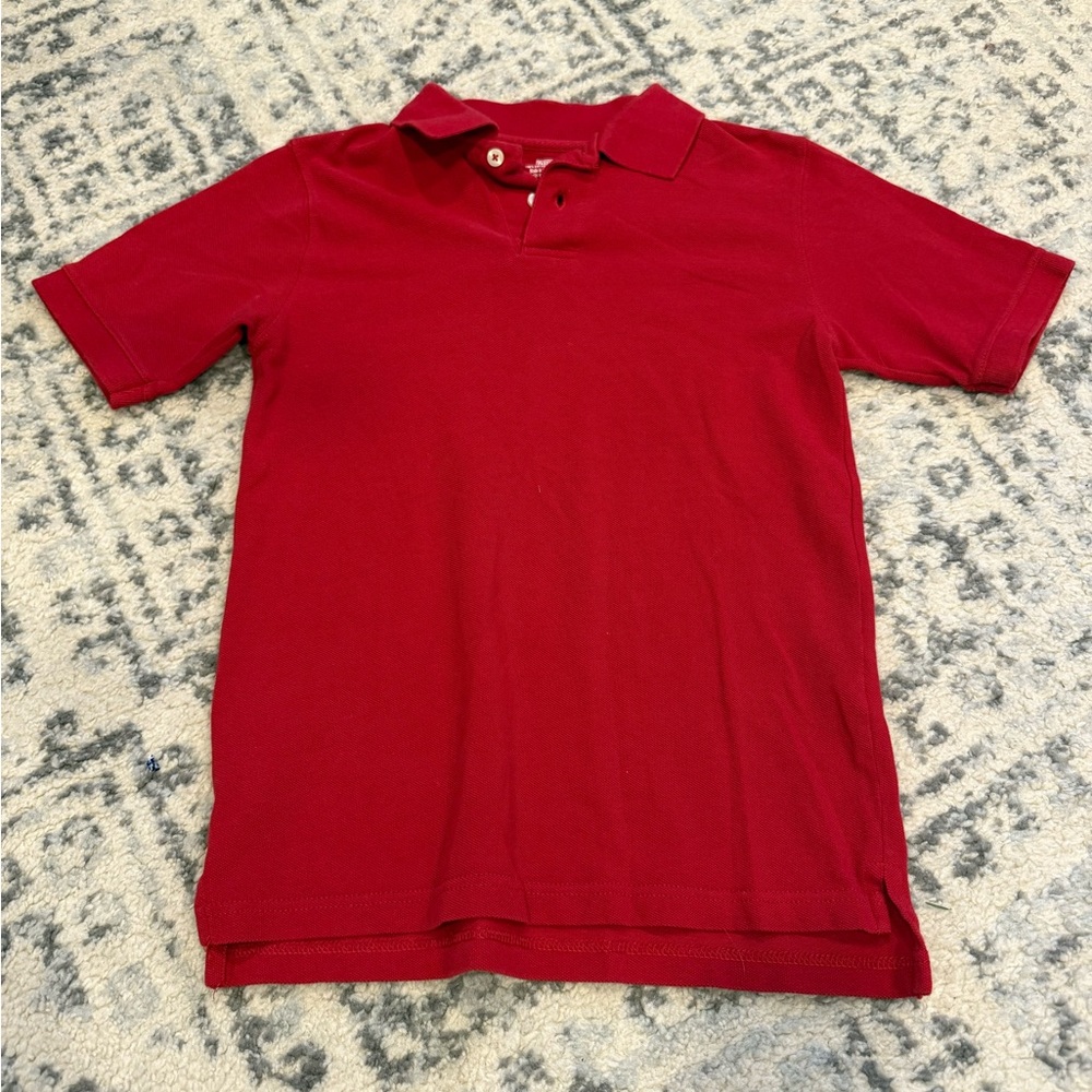 Faded Glory Vibrant Red Polo Shirt